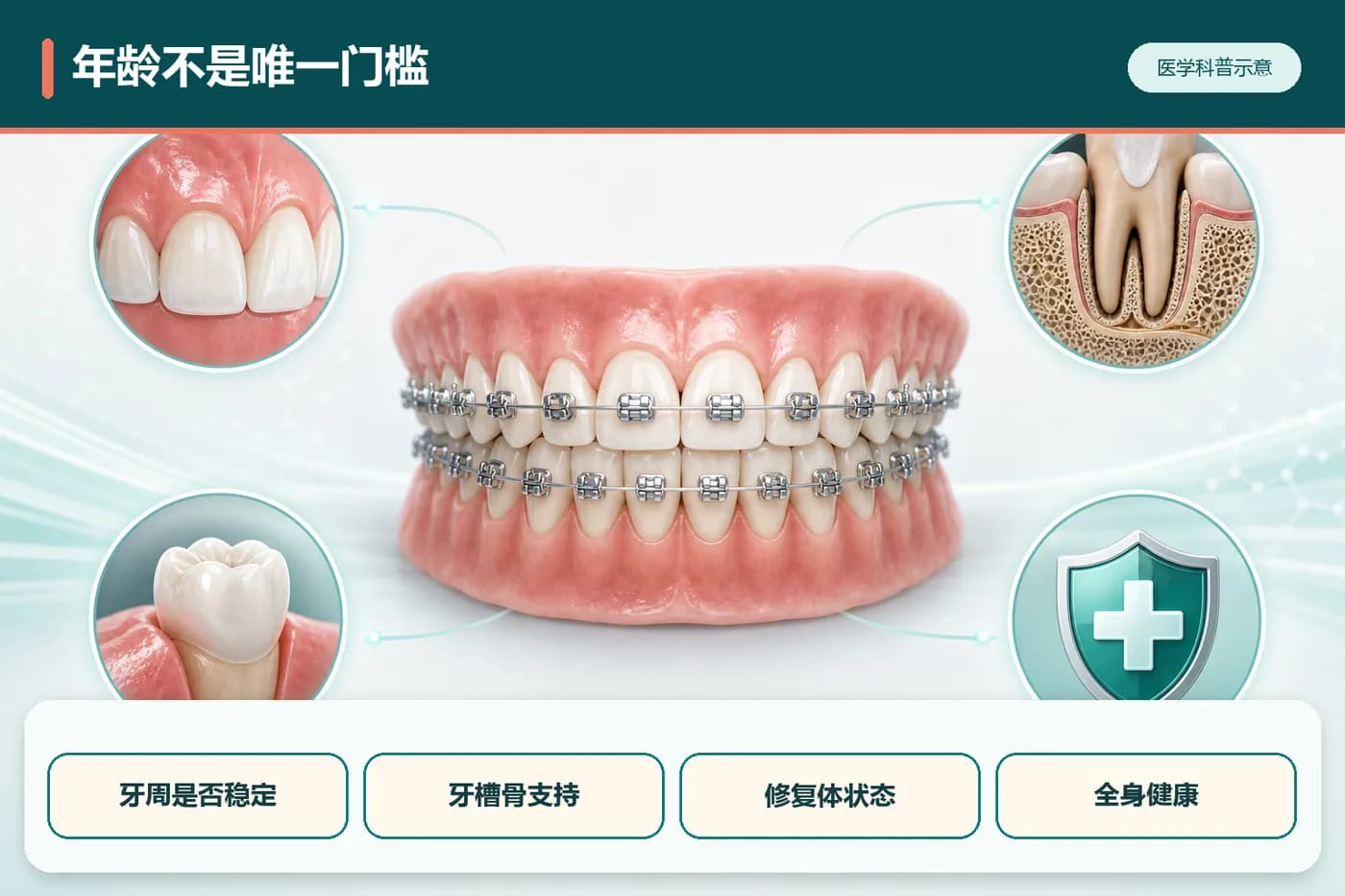不同年龄都要先看口腔基础条件,而不是只看数字年龄