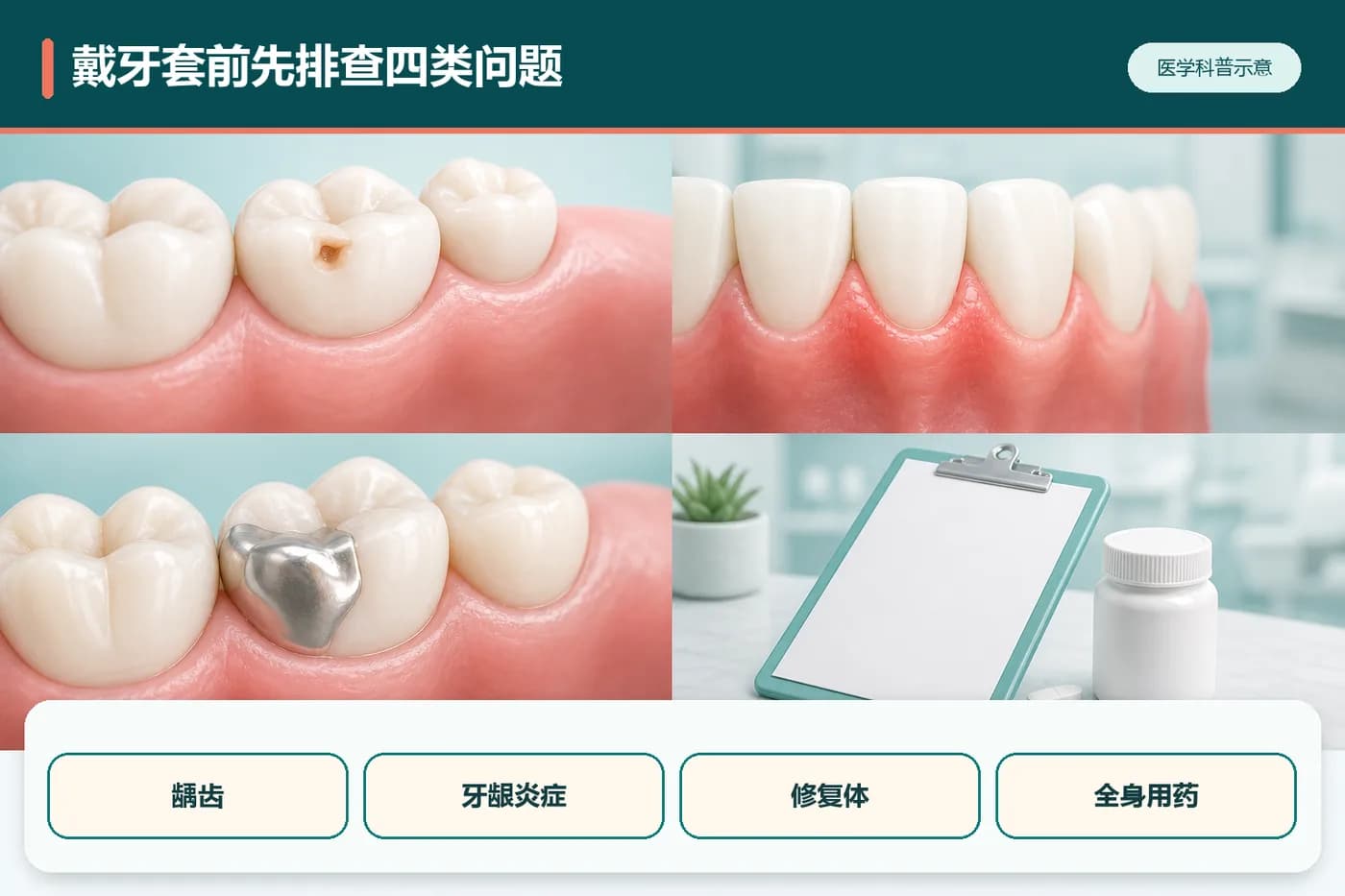 成人矫正前常见的四类基础检查方向