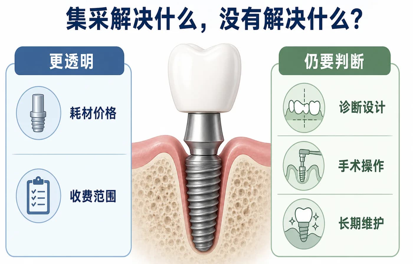 集采提高价格透明度,但不替代诊断设计和维护